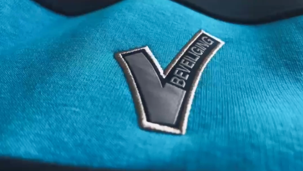 Geborduurd logo beveiliging